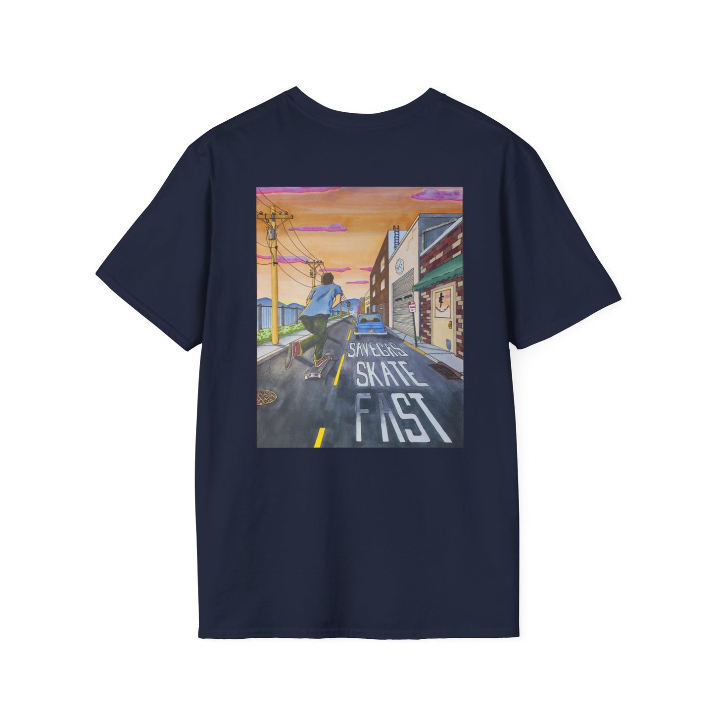 Save Gas, Skate Fast T-Shirt