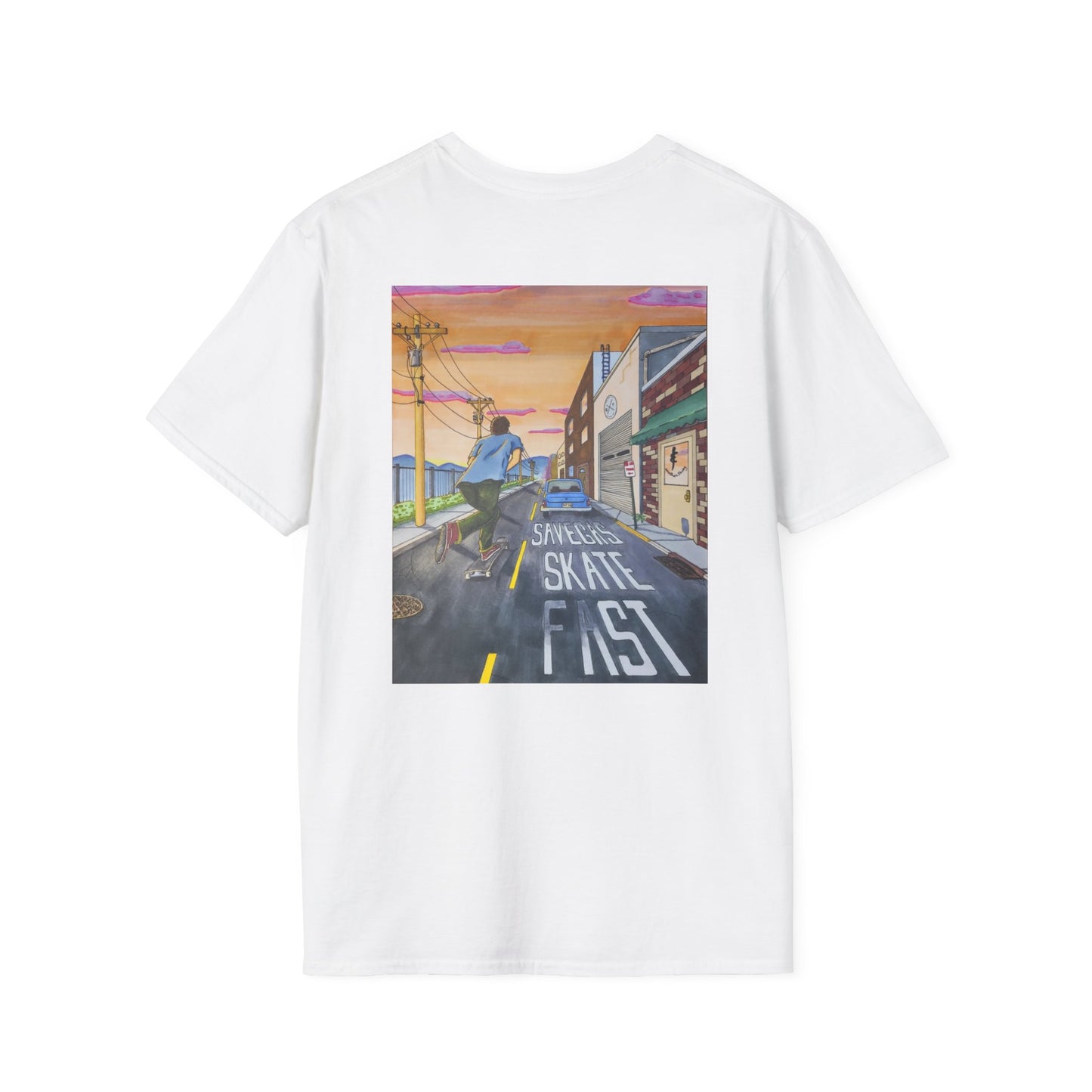 Save Gas, Skate Fast T-Shirt