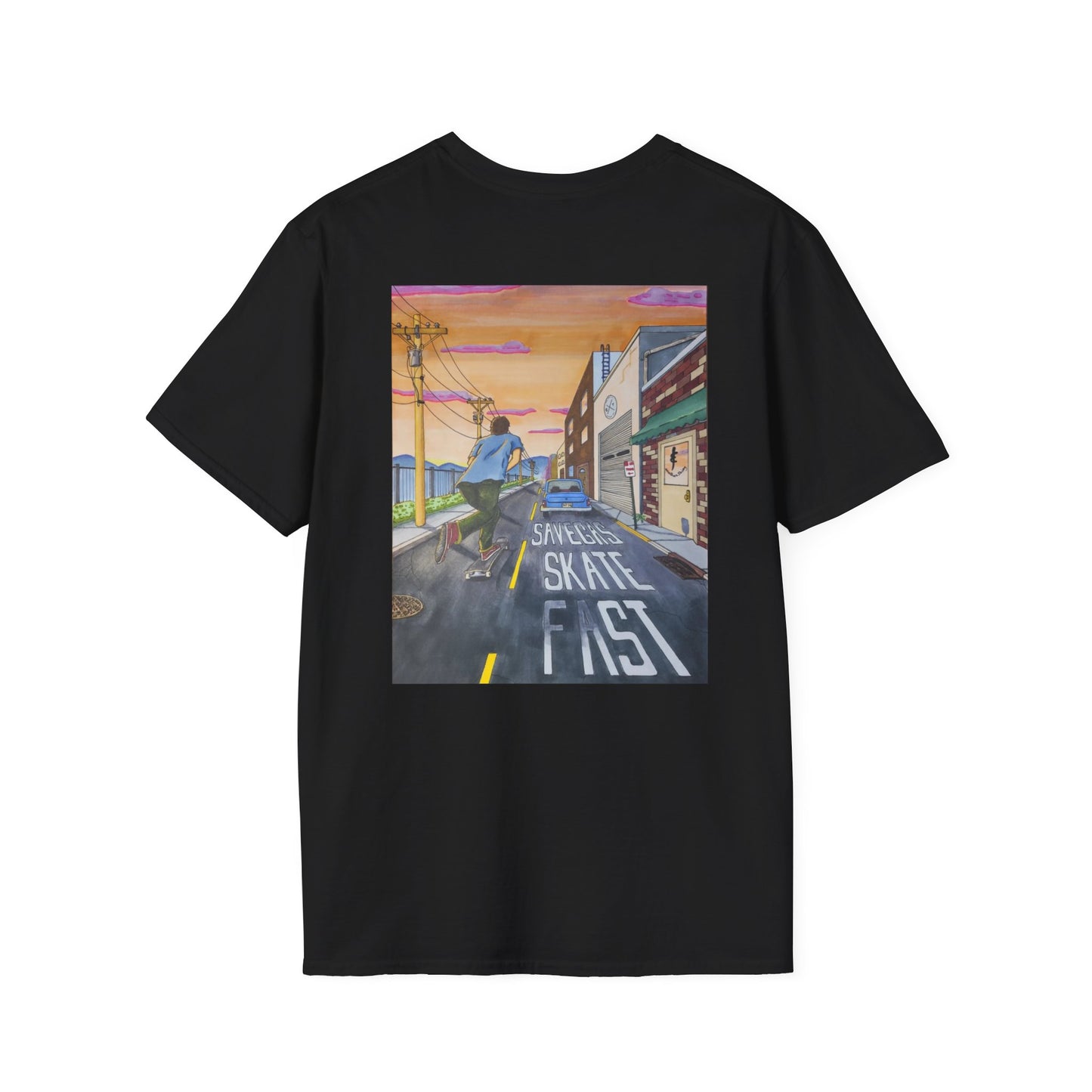 Save Gas, Skate Fast T-Shirt